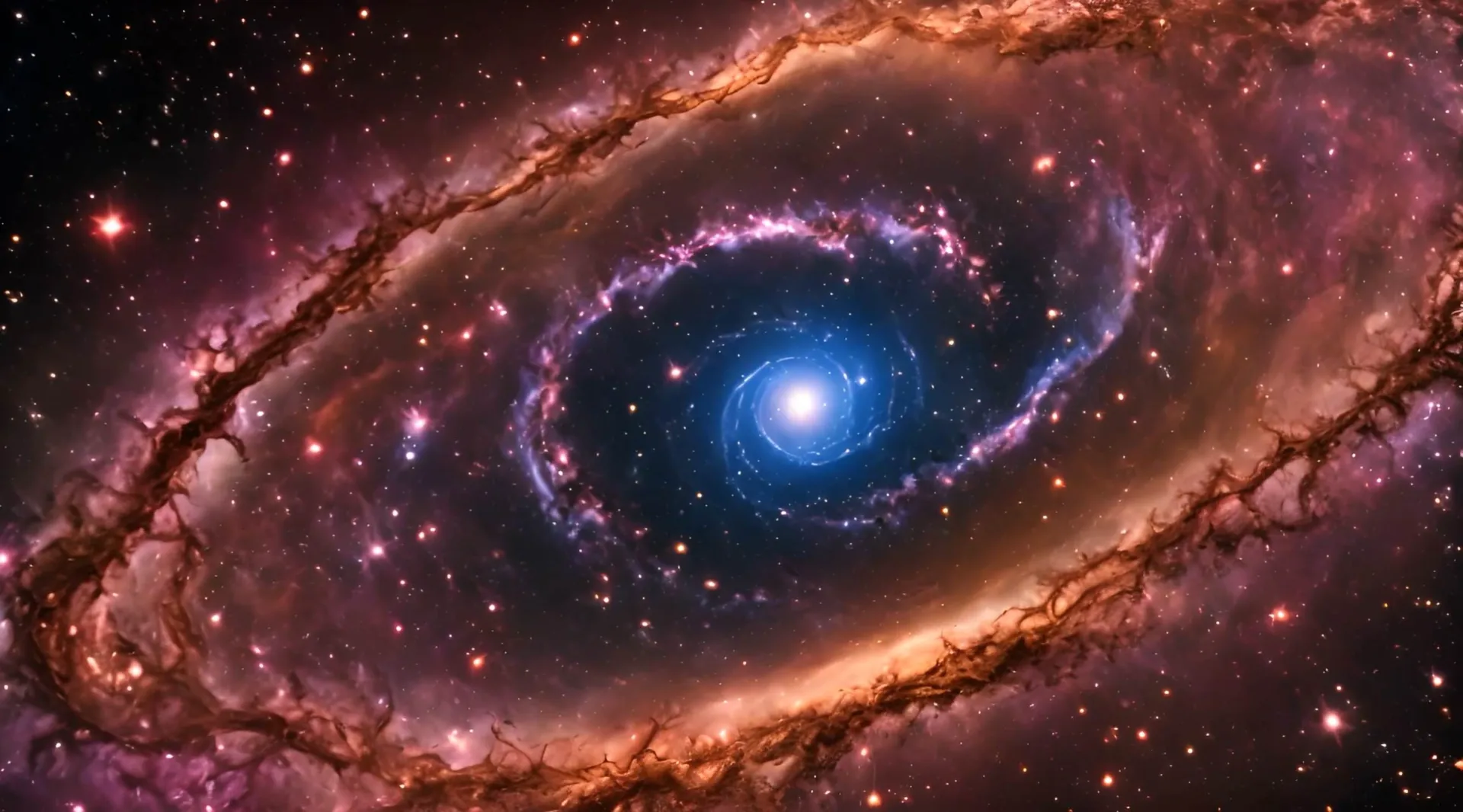 Luminous Nebula in Deep Space Motion Graphics